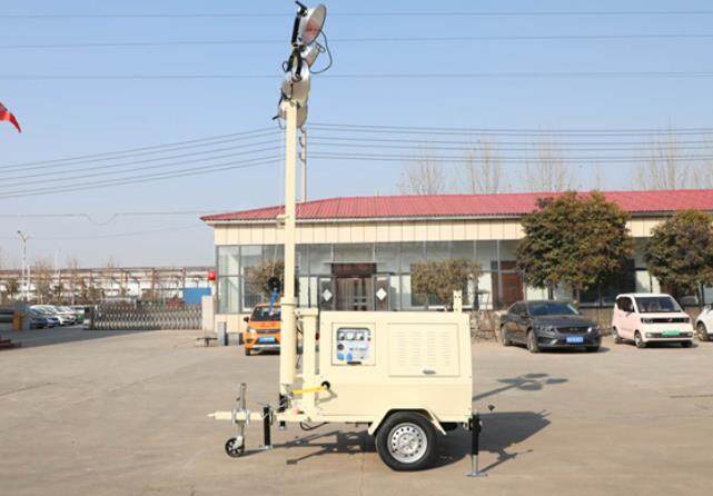 翔工的照明燈車，哪里需要哪里搬
